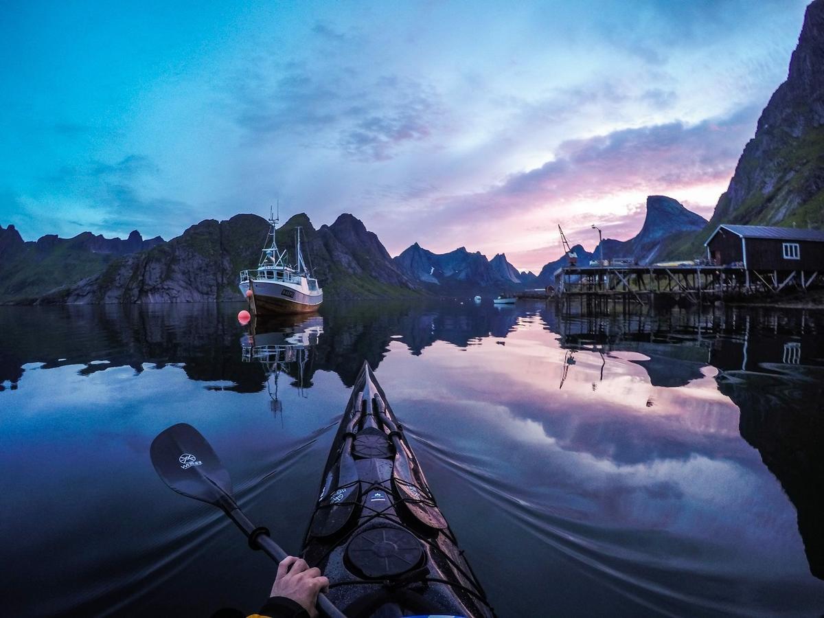 Hattvika Lodge Ballstad Eksteriør billede